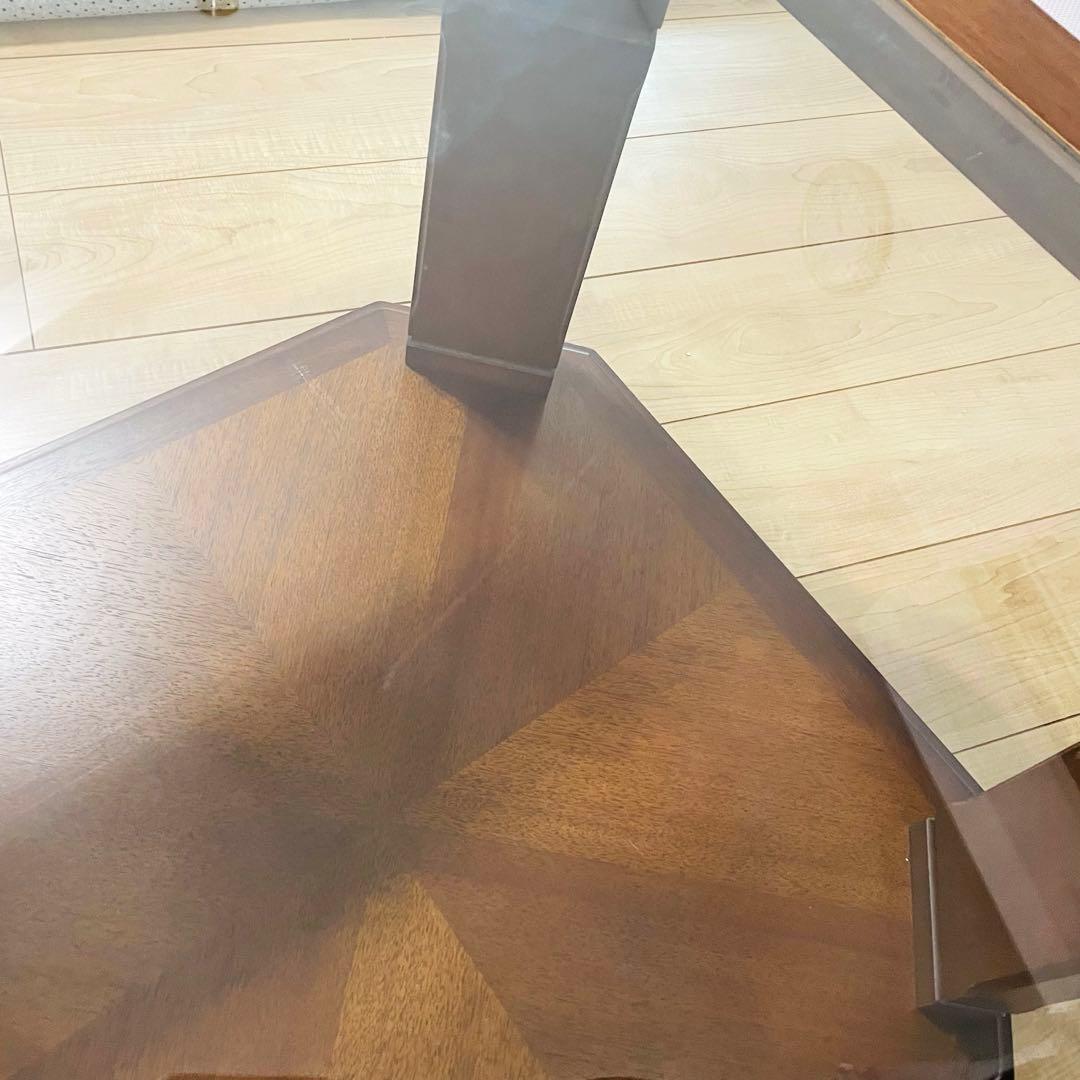 maruni マルニ木工 センターテーブル 地中海シリーズ ガラステーブル