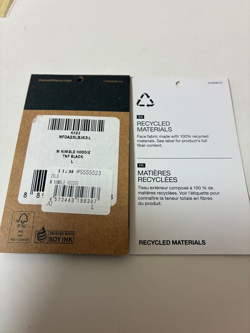 THE NORTH FACE フーディー ジャケット ブラック US Lサイズ