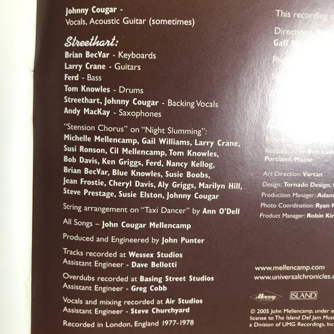 洋楽 Johnny Cougar A Biography