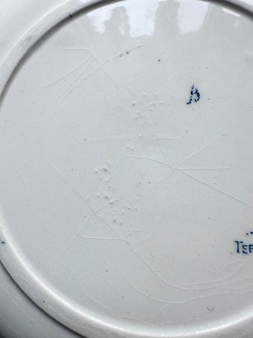 クレールフォンテーヌ　フランス　アンティーク　プレート　皿　ブロカント