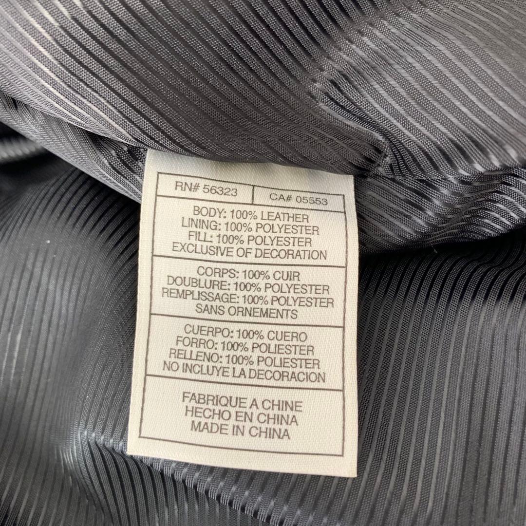 00s JORDAN レザージャケット L 刺繍ロゴ 海外限定 エルボー ジップ