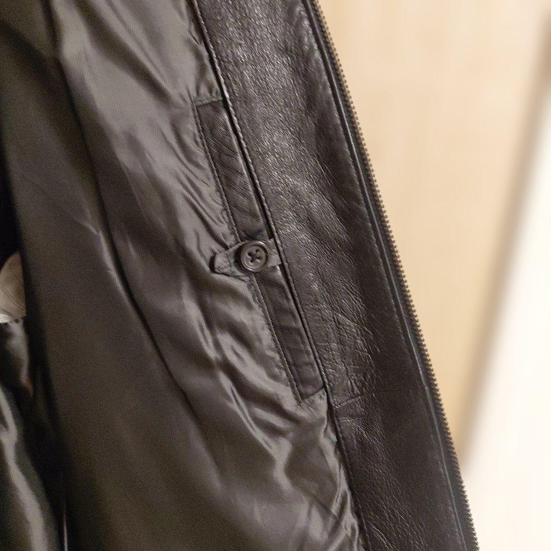 BANANA REPUBLIC レザージャケット L ブラック 本革