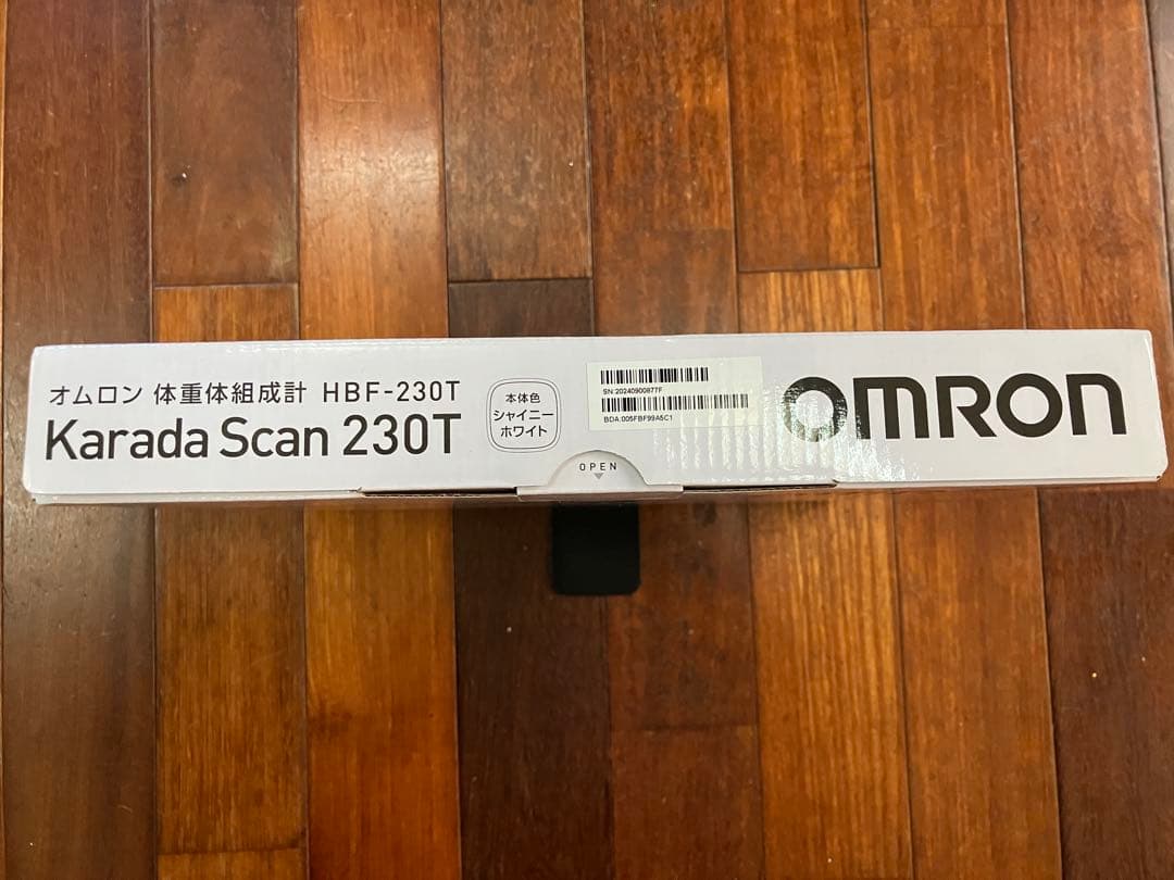【新品、未使用】オムロン 体重 体組成計 HBF-230T-SW スマホ連動