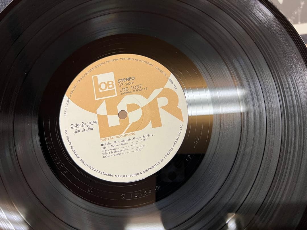 LDC-1037 原信夫とシャープス&フラッツ Just in Time LP
