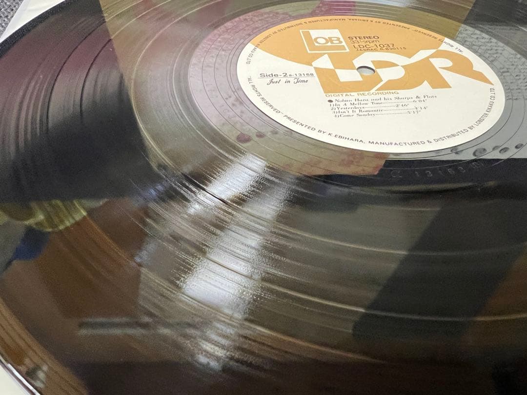 LDC-1037 原信夫とシャープス&フラッツ Just in Time LP