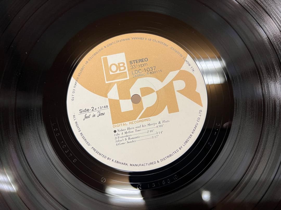 LDC-1037 原信夫とシャープス&フラッツ Just in Time LP