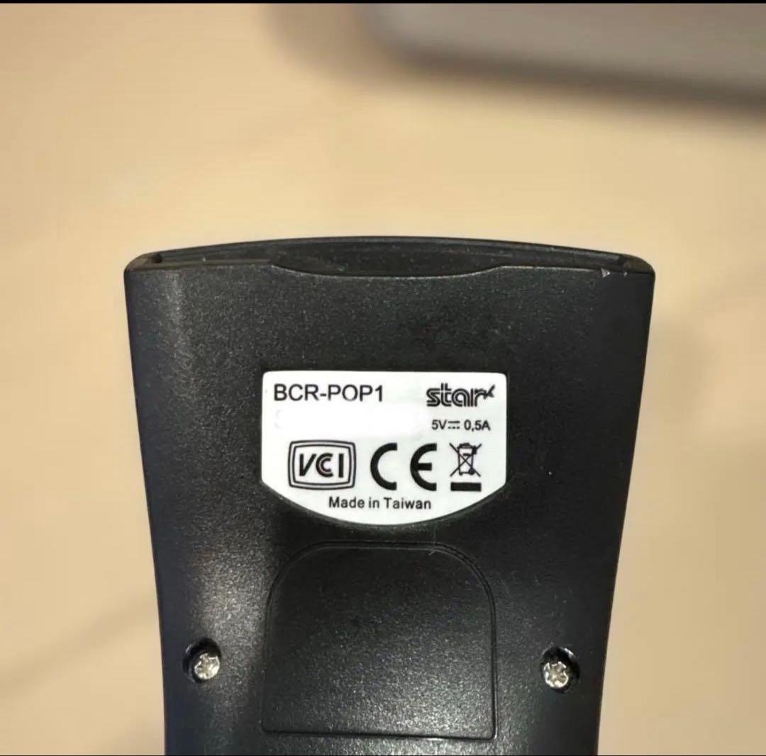 スター精密　バーコードリーダー　ブラック