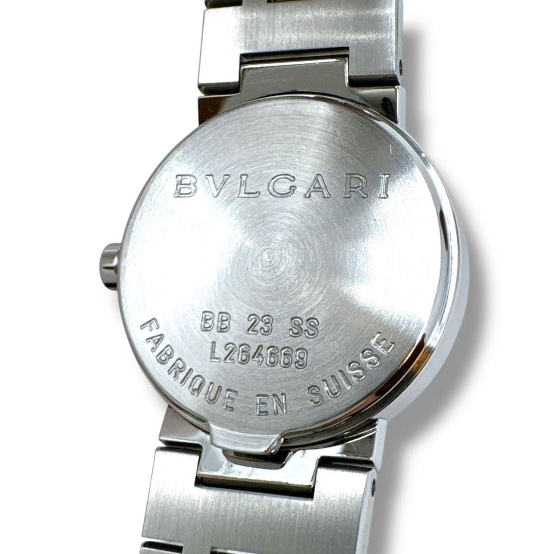 ブルガリ BB23SS 12P ダイヤ ブラック レディース 腕時計 ブランド