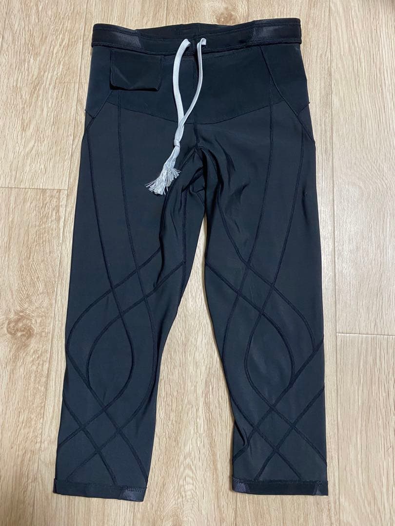 テニス バドミントンウェア サポートタイツ セミロングタイツHZY346