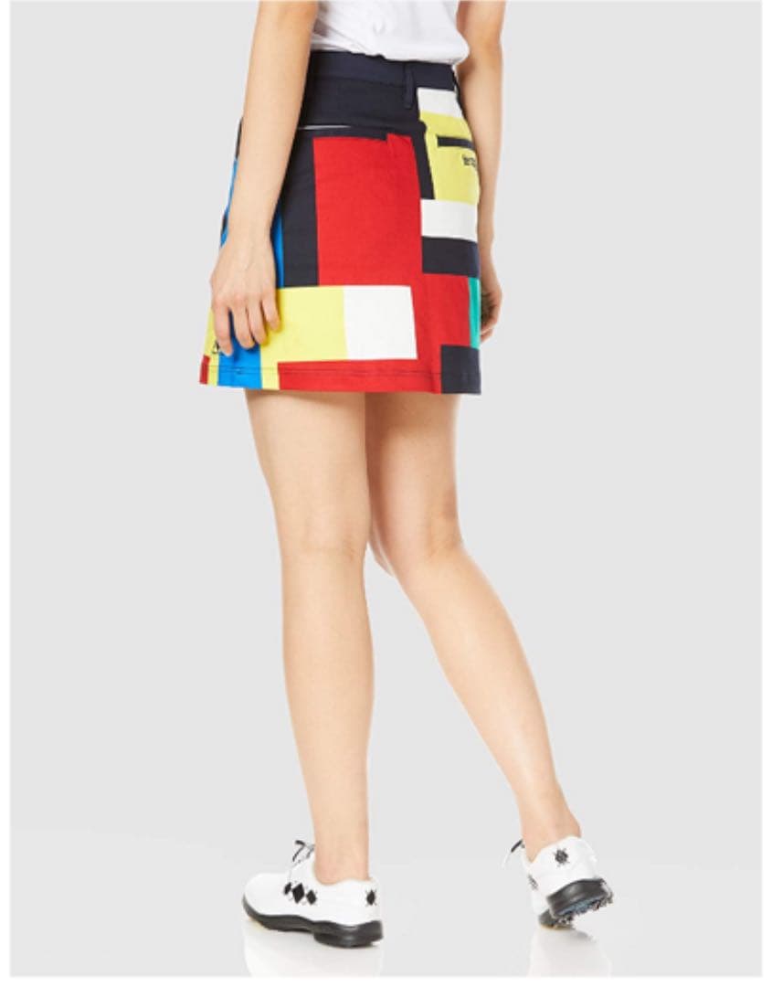 【新品タグ付】ルコックゴルフ　2点セット　半袖ハイネック　スカート Mサイズ