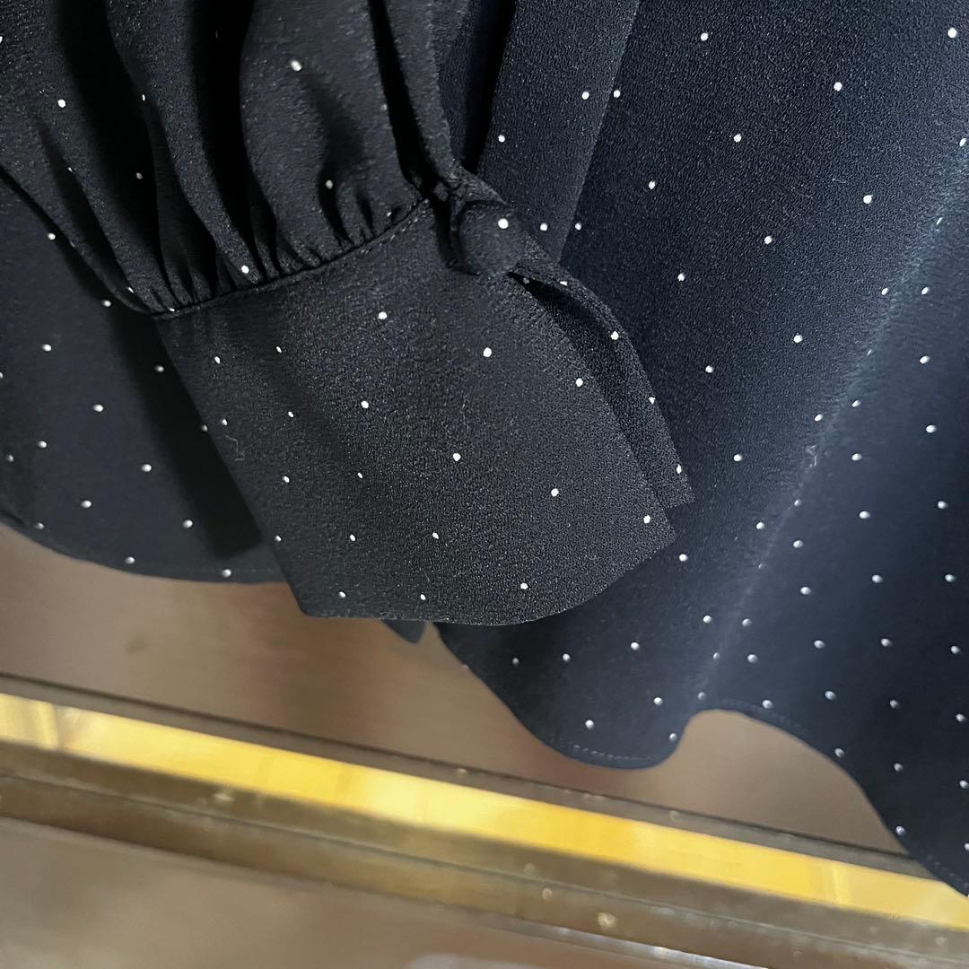 新品☆ ANAYI ボウタイジョーゼットブラウス/セオリー、23区、ロペ