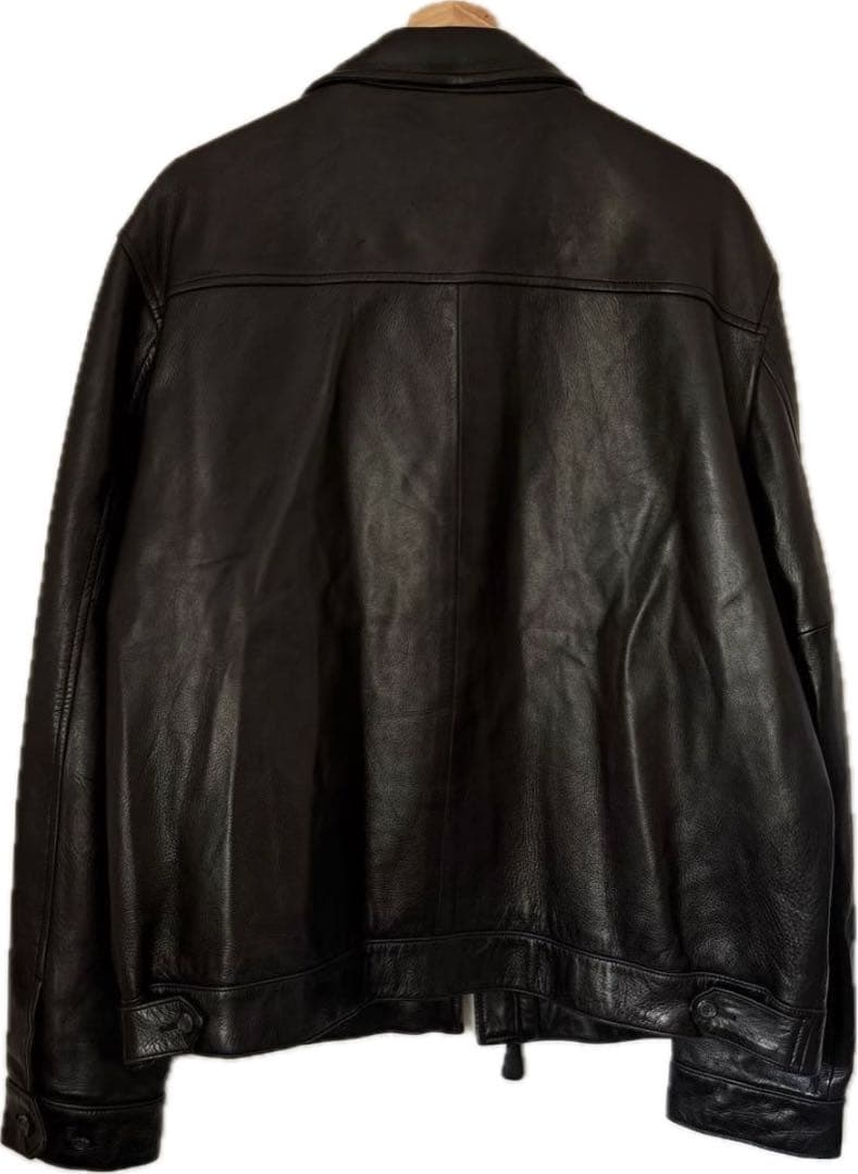 90s Polo by Ralph LaureラムレザージャケットXL