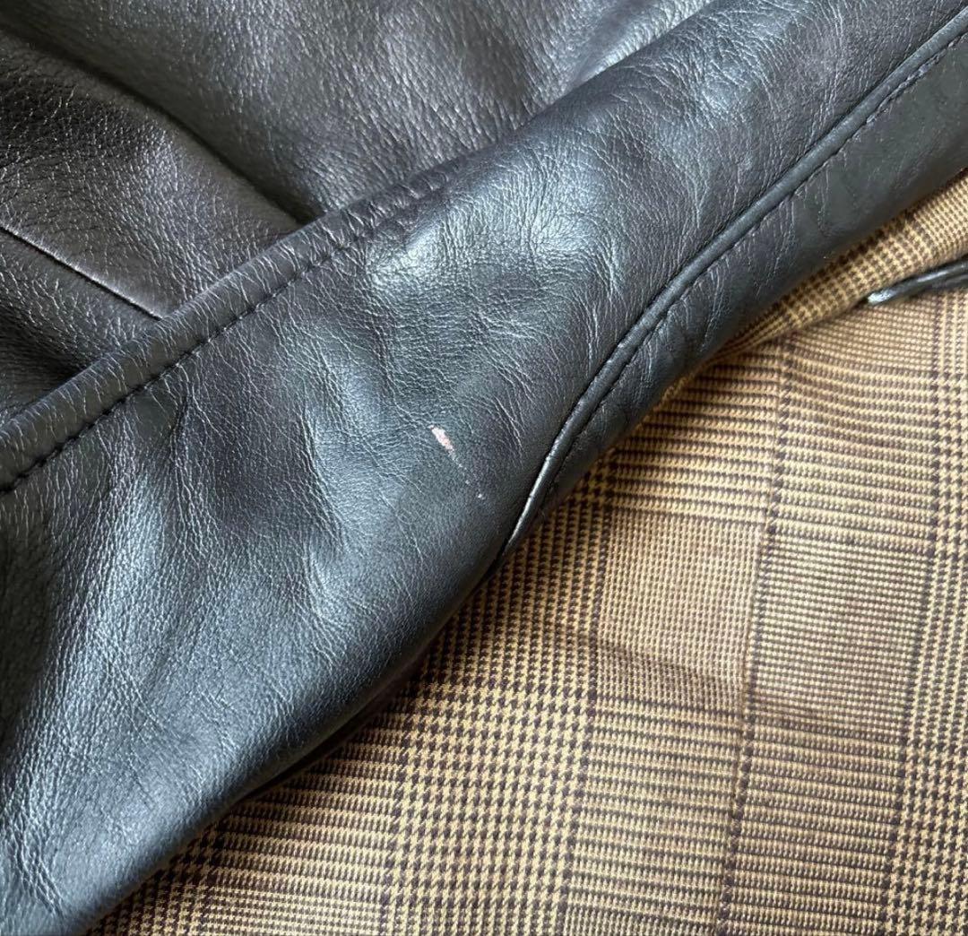 90s Polo by Ralph LaureラムレザージャケットXL