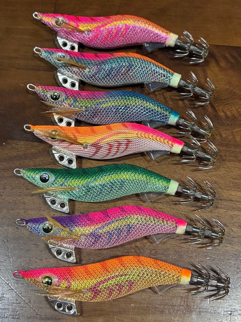 美品　ヤマシタ　エギ王K 2.5号 7個　カクテルオレンジ　ムラムラチェリーなど