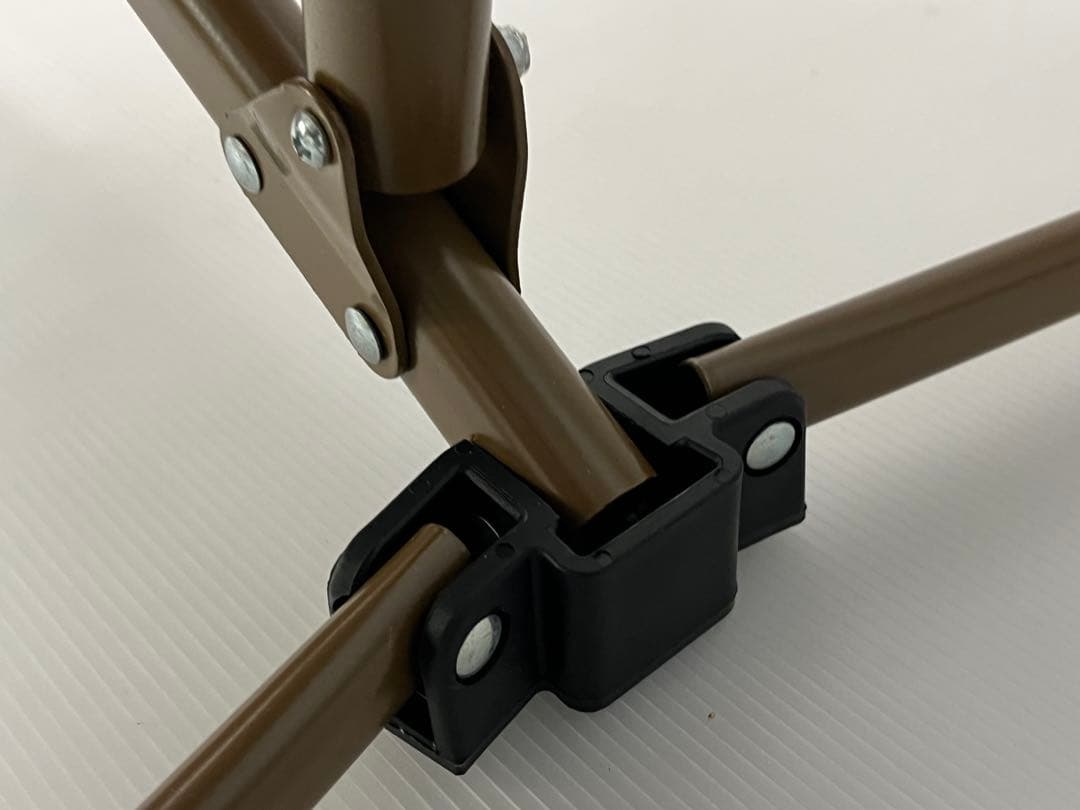 LOGOS アウトドアチェア ベージュ ヘッドレスト付き