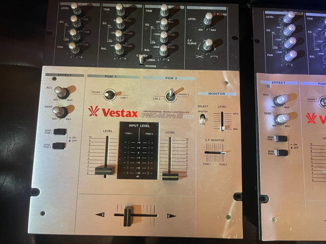 Vestax DJミキサー　PMC-05ProⅢ VCA ジャンク 2台