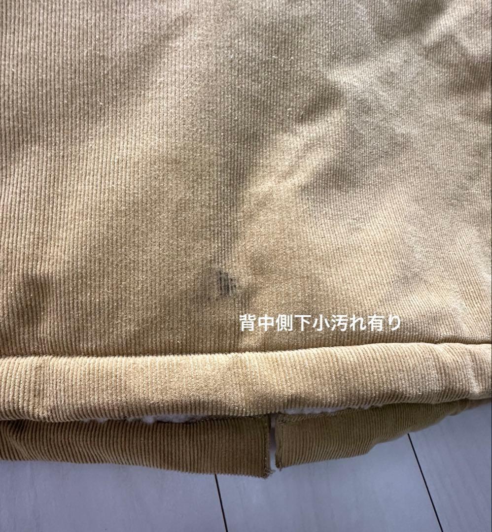 Vanson ボア襟ジャケット ベージュ/黒