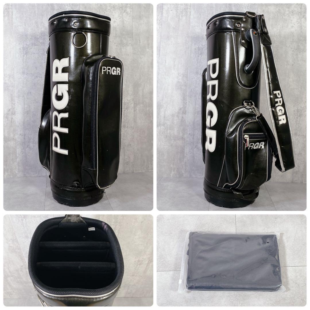 T151 PRGR ゴルフクラブ メンズ フルセット 黒 ドラム型 初心者 入門
