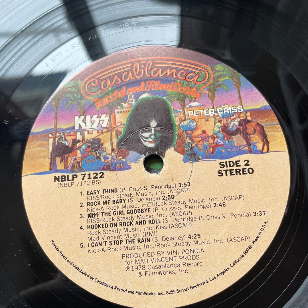 洋楽 kiss peter criss