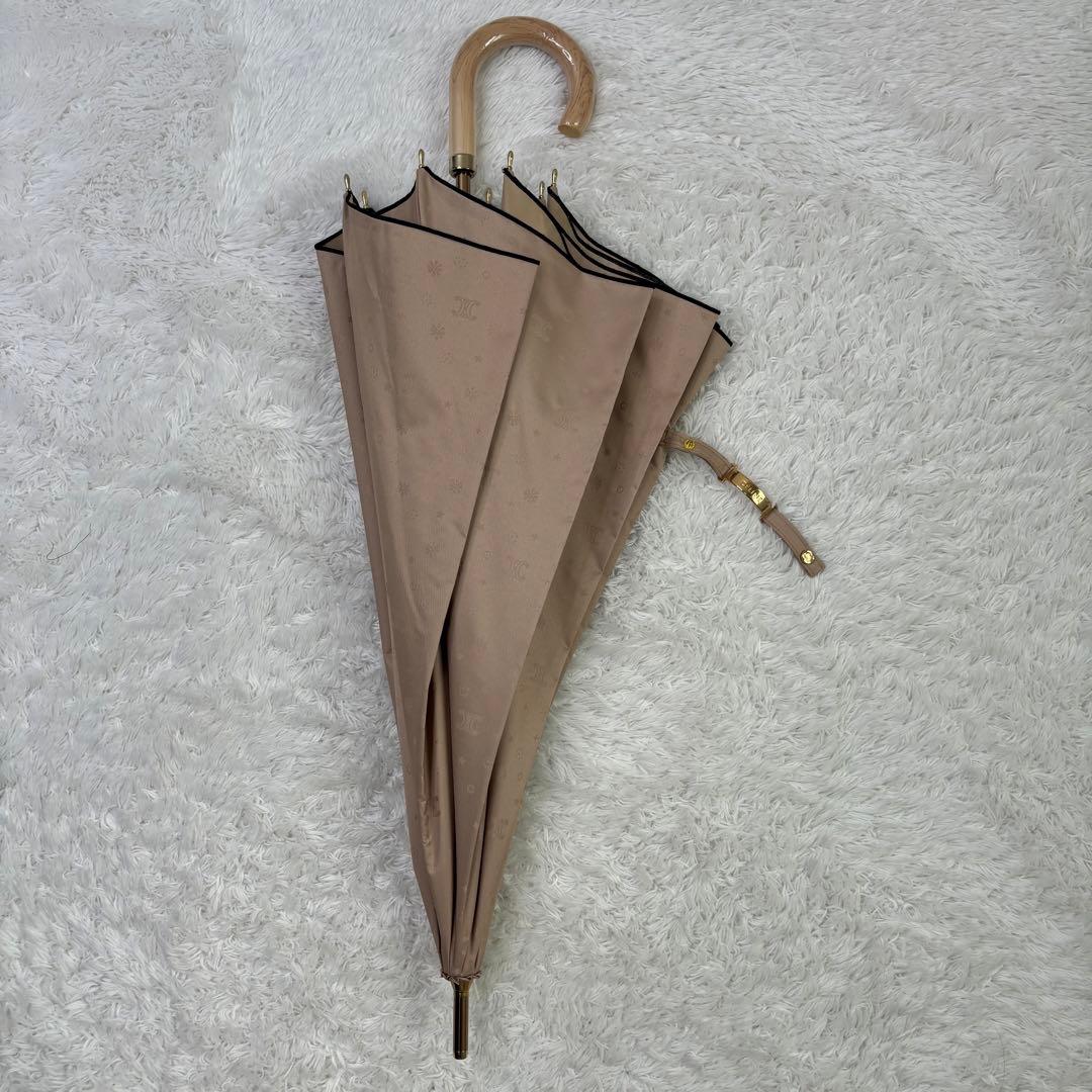 美品✨CELINE セリーヌ　トリオンフ　ゴールド金具　日傘