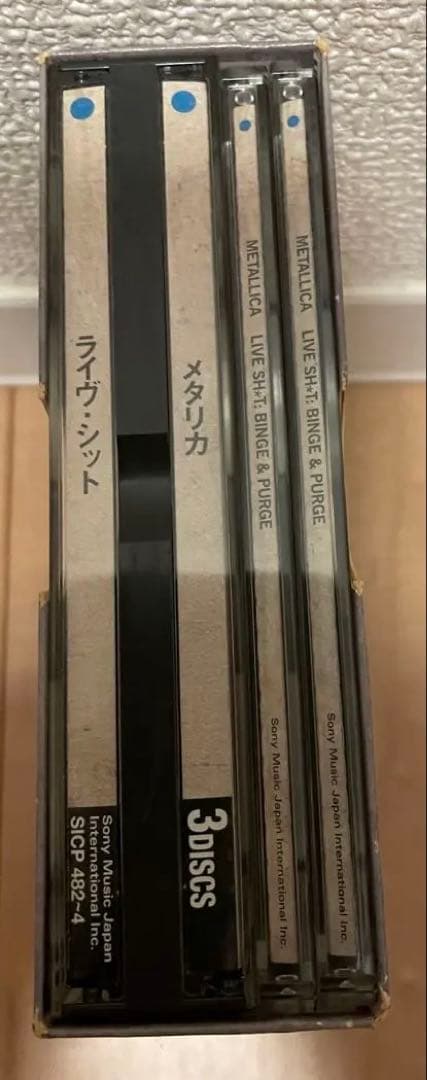 メタリカ/LIVE SHIT:BINGE & PURGE国内盤3CD＋2DVD