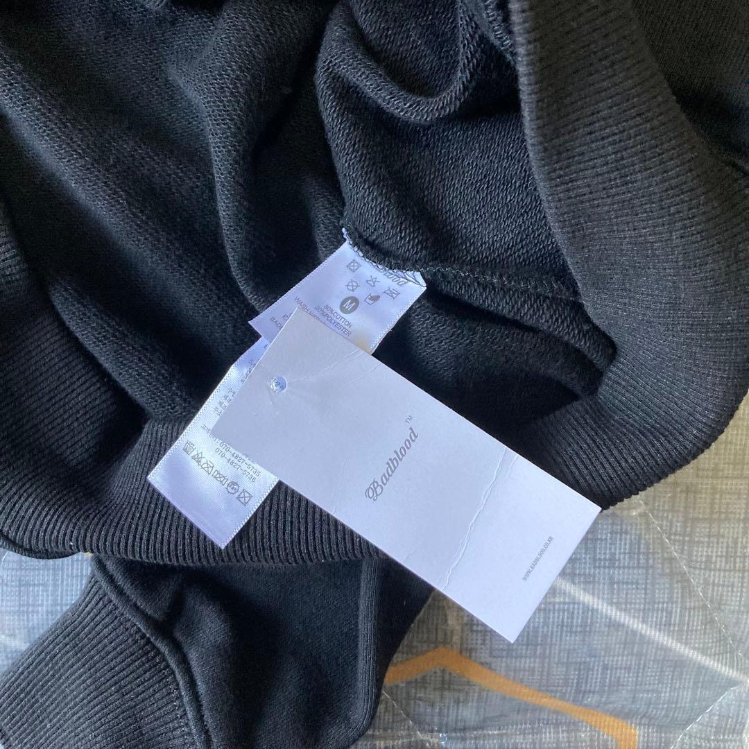 BADBLOOD ジップアップパーカー ブラック