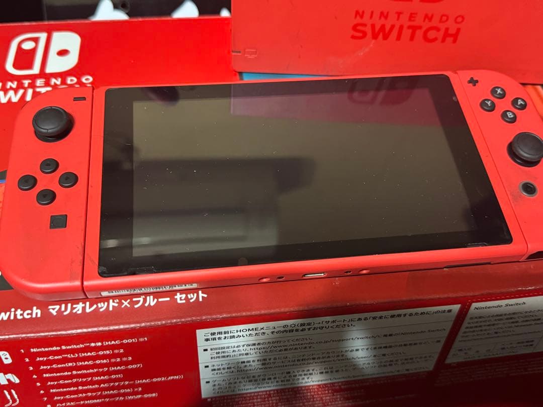 ニンテンドースイッチ NintendoSwitch マリオレッド×ブルー セット