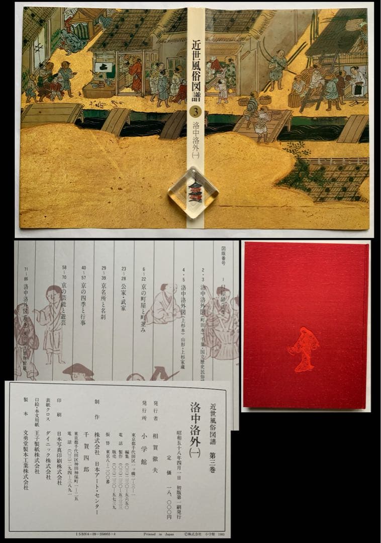 『近世風俗図譜』全13巻の1~7巻　桃山時代　遊楽　洛中洛外　遊里　遊女@900