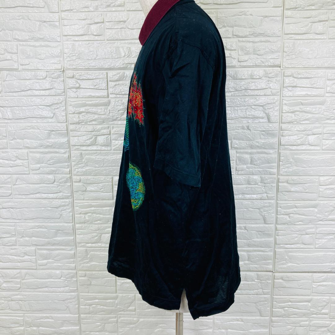 ジャンボ333 ポロシャツ 半袖 XL 刺繍デザイン レトロ【2769-69】