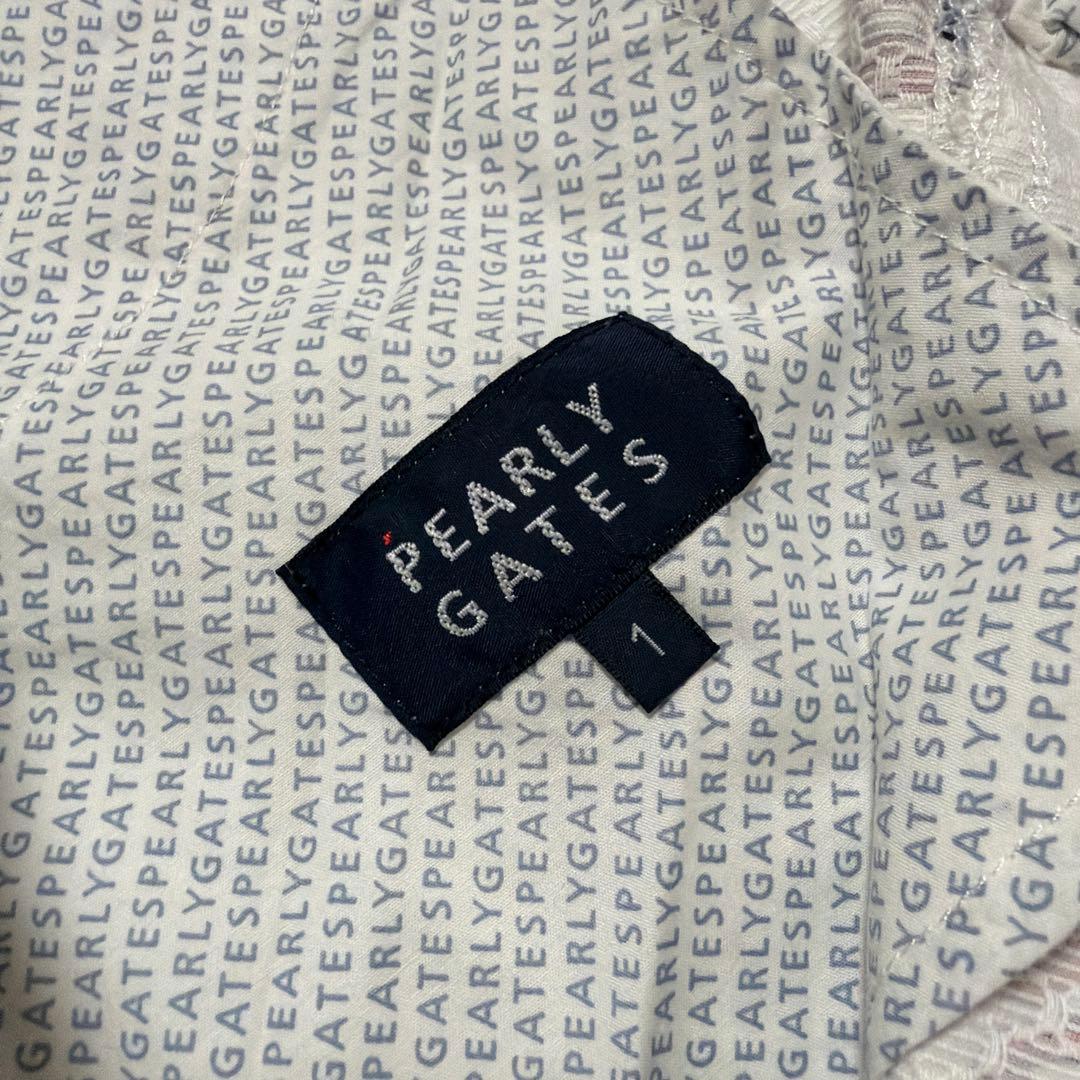 パーリーゲイツ ロゴプリント ストレッチ スカート ゴルフ 総柄 サイズ1