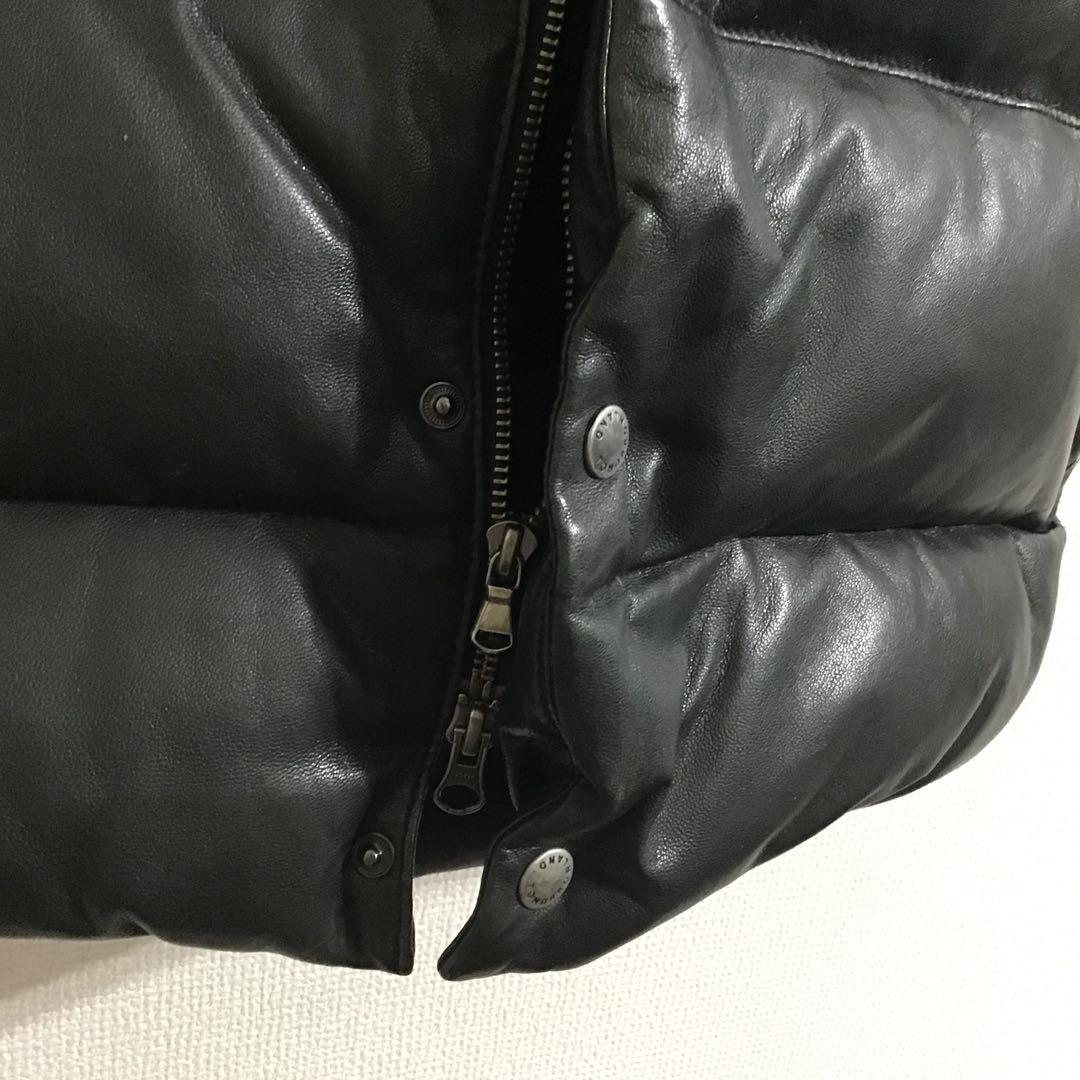 tommorowland レザーダウンベスト