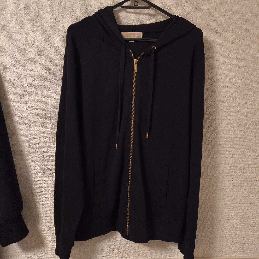 MICHAEL KORS ブラックパーカー Sサイズクリーニング済