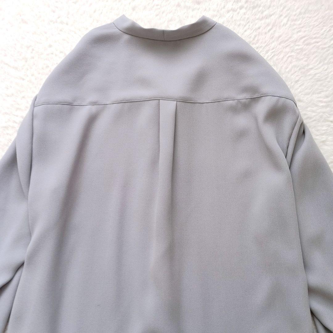 Theory　セオリー 23SS プライムジョーゼットタイブラウス　長袖