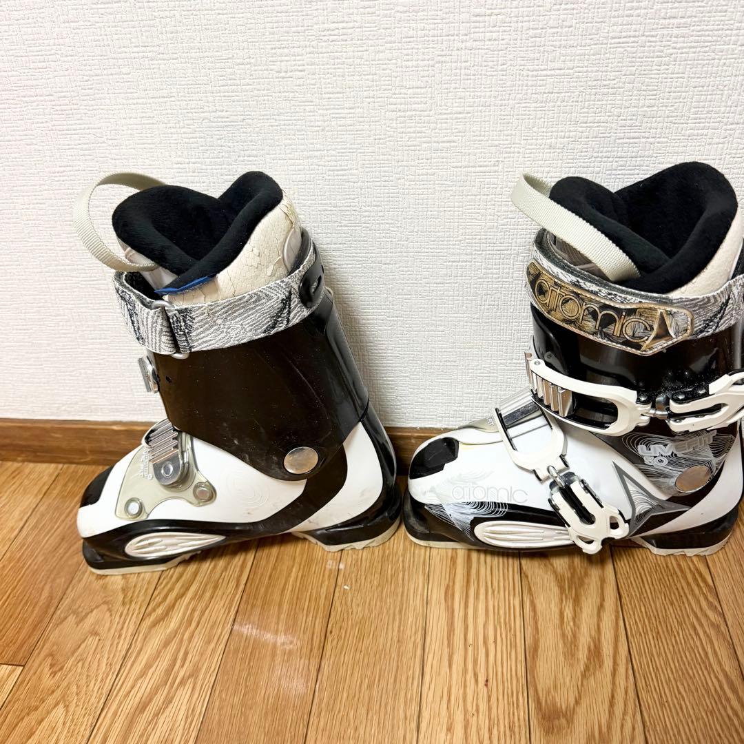 ■アトミック140cm ■スキーセット■板140 靴23-23.5/ストック