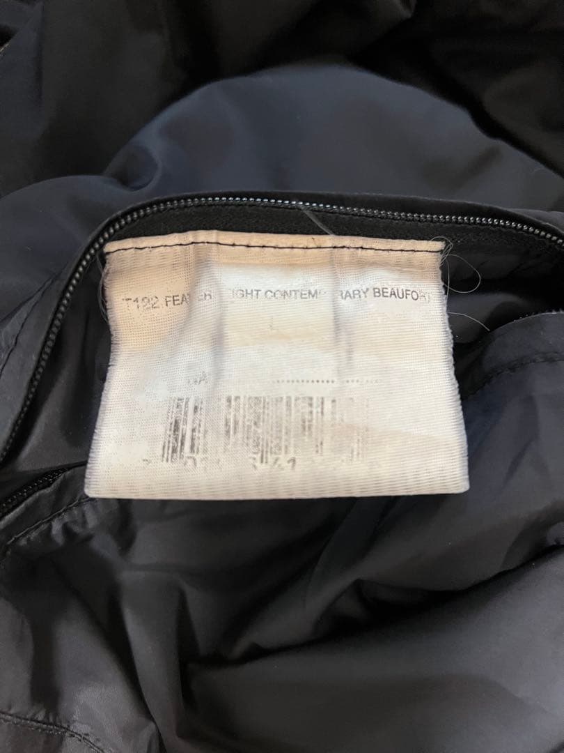 Barbour バブアー ナイロンジャケット L 紺 リペア済 ビデイル型