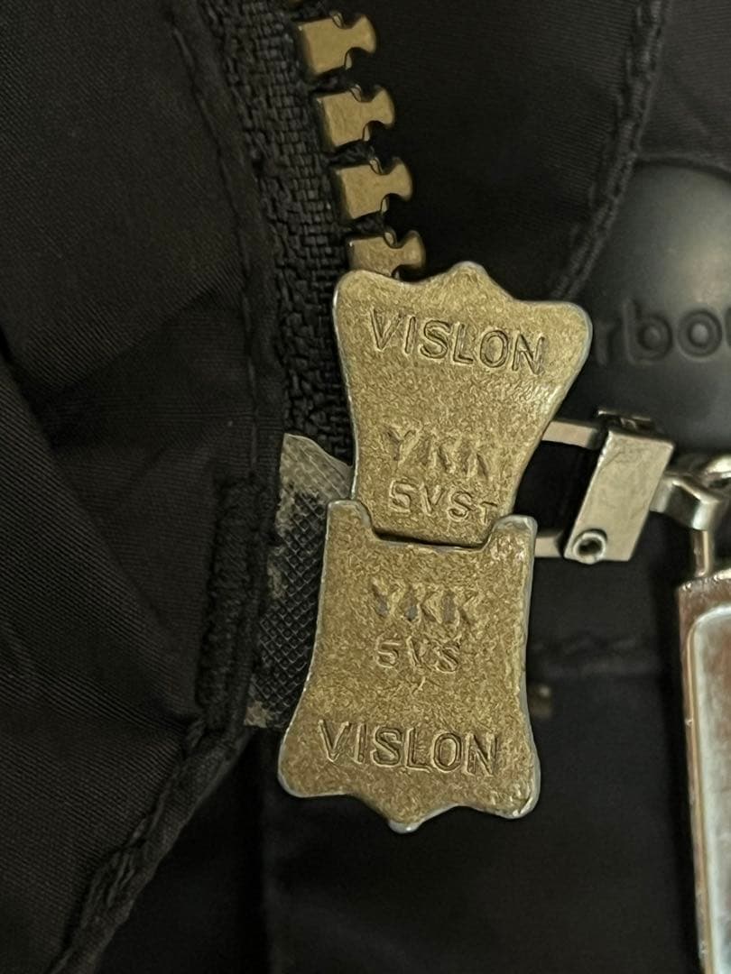 Barbour バブアー ナイロンジャケット L 紺 リペア済 ビデイル型