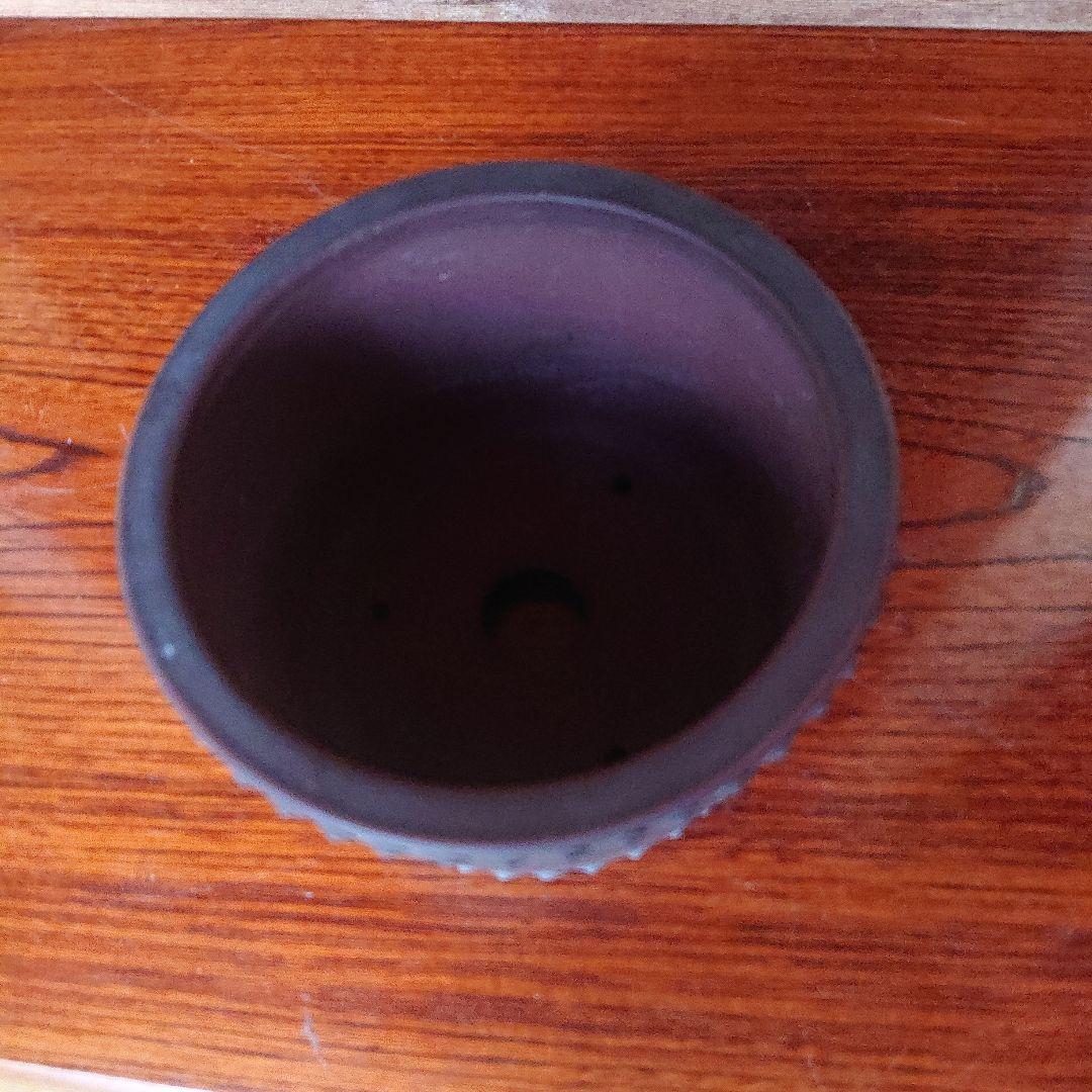 な*ン様 鋲打ち盆栽鉢 2個セット