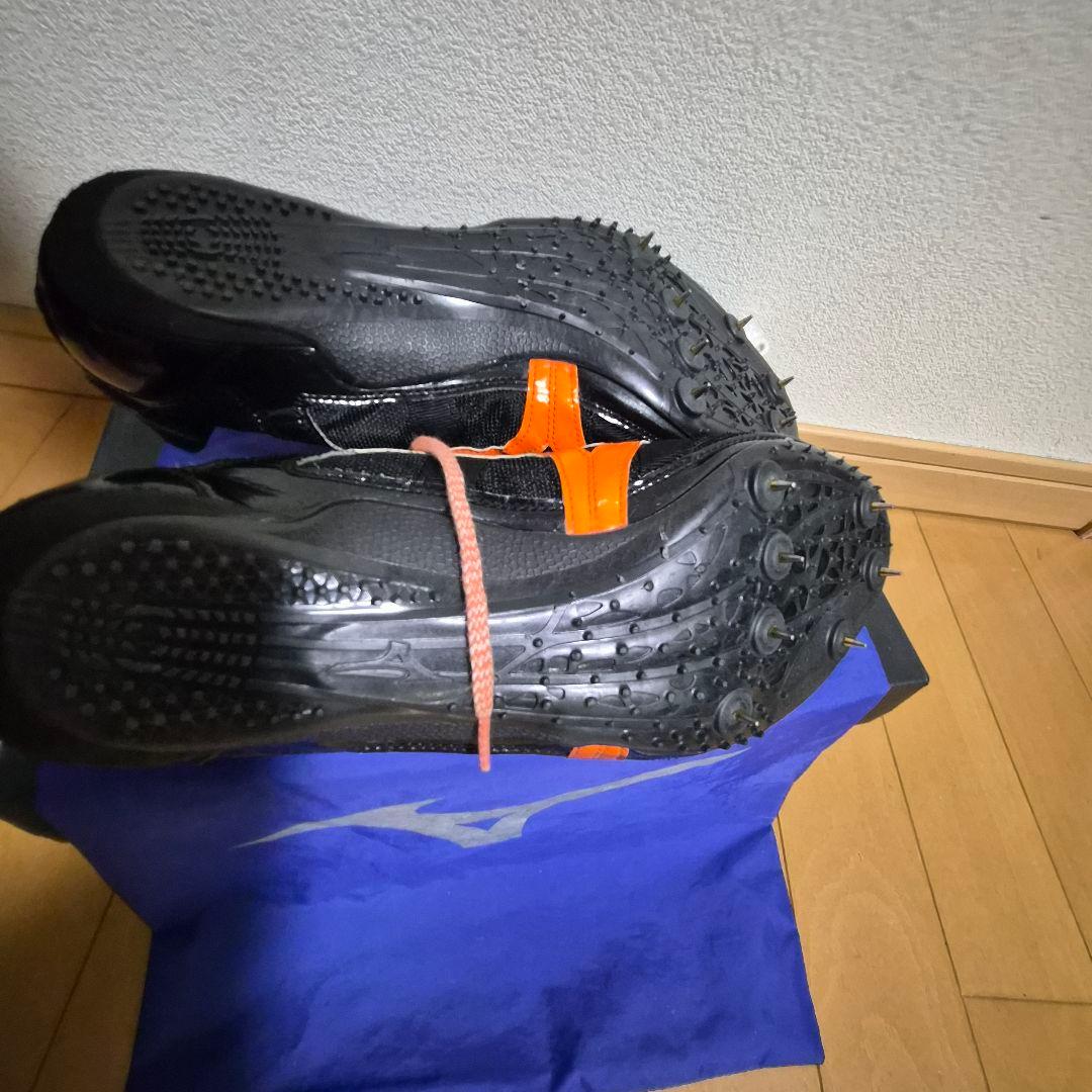 【廃盤品】Mizuno クロノオニキス 黒/オレンジ