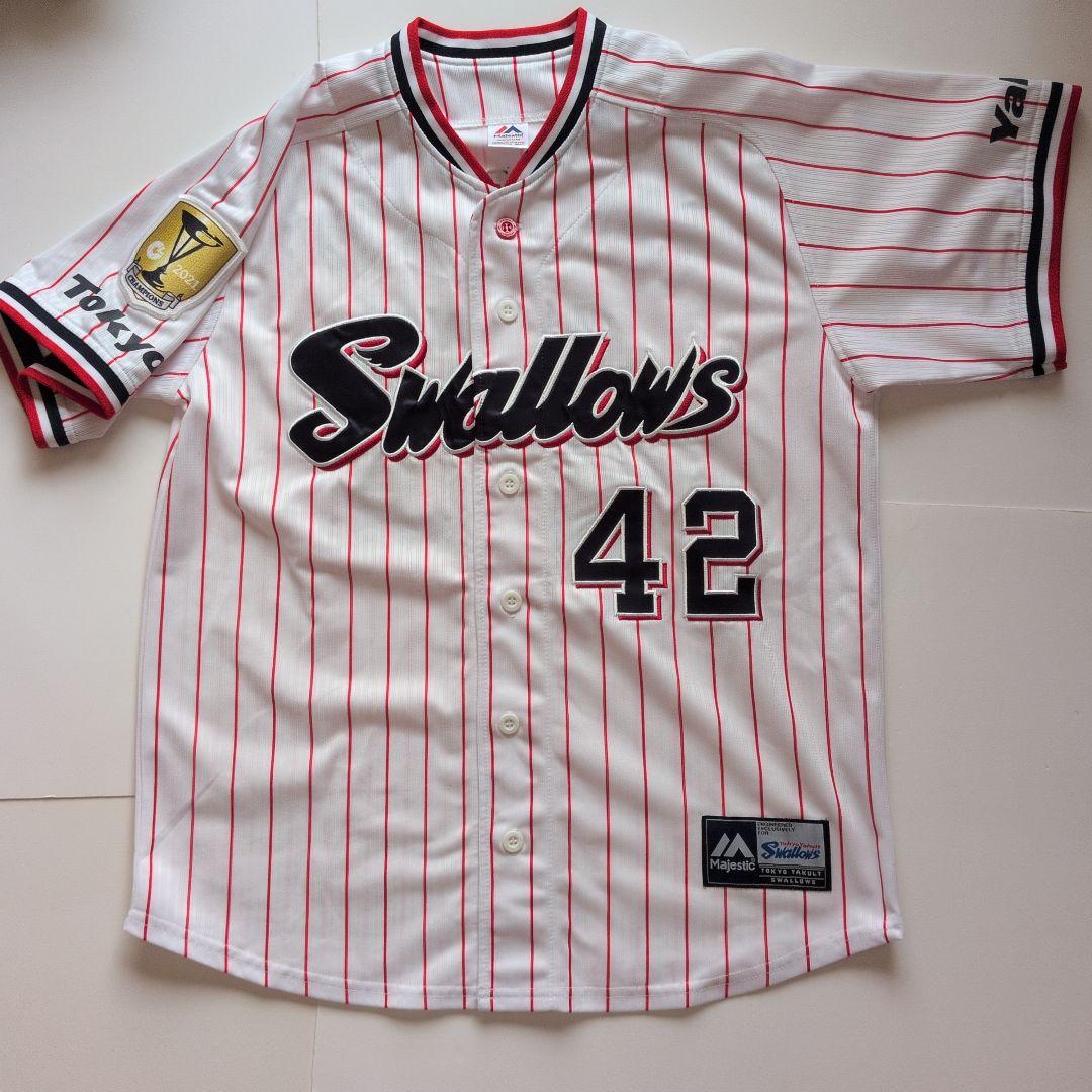 坂口智隆 ユニフォーム 優勝ワッペン付き Mサイズ 東京ヤクルトスワローズ