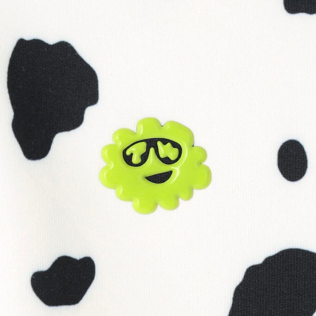 【新品未使用】PWCIRCULUS M スノーレオパード裏フリースモックネックT