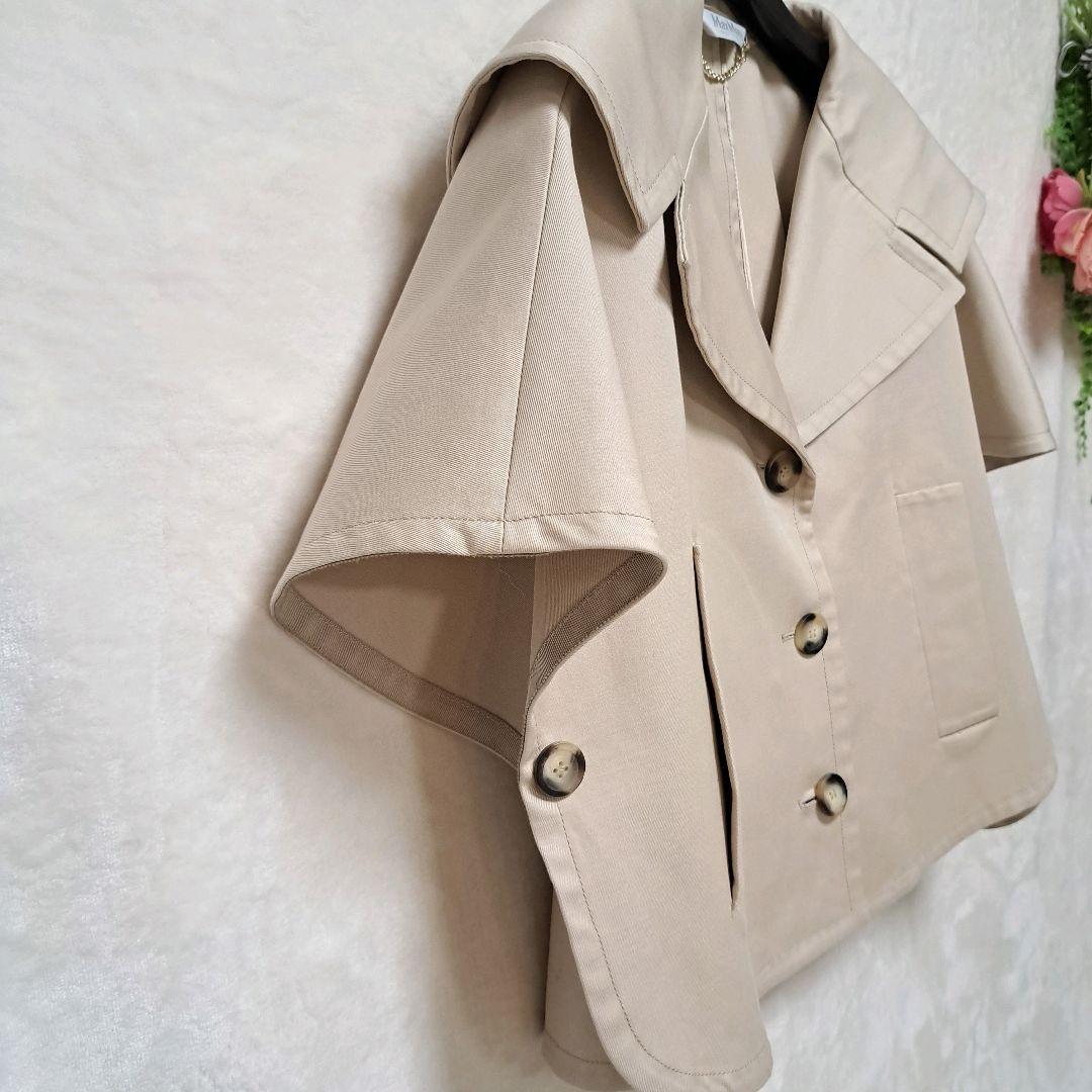 【美品】定価16.3万 マックスマーラ CANOSSA ポンチョ ケープ M