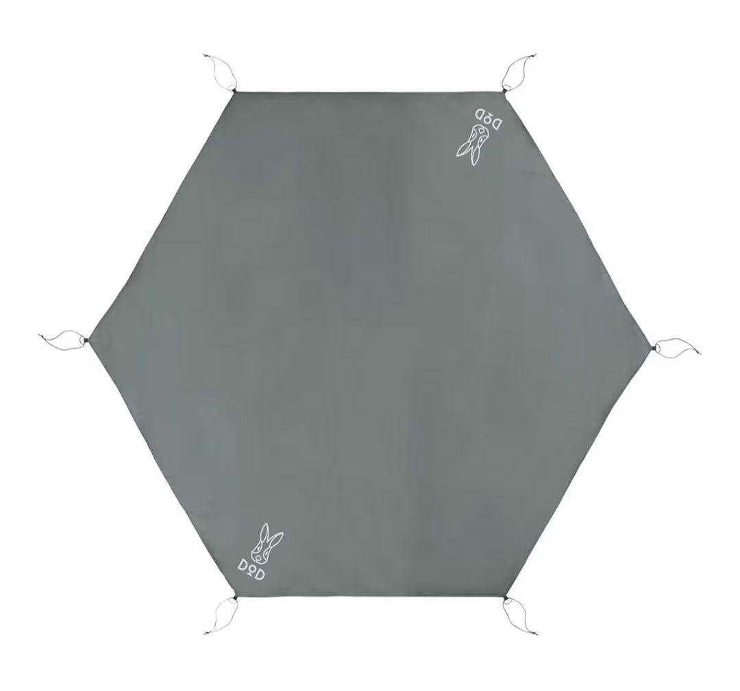 美品❕DOD ONE POLE (M) テント&別売専用グランドシート付き