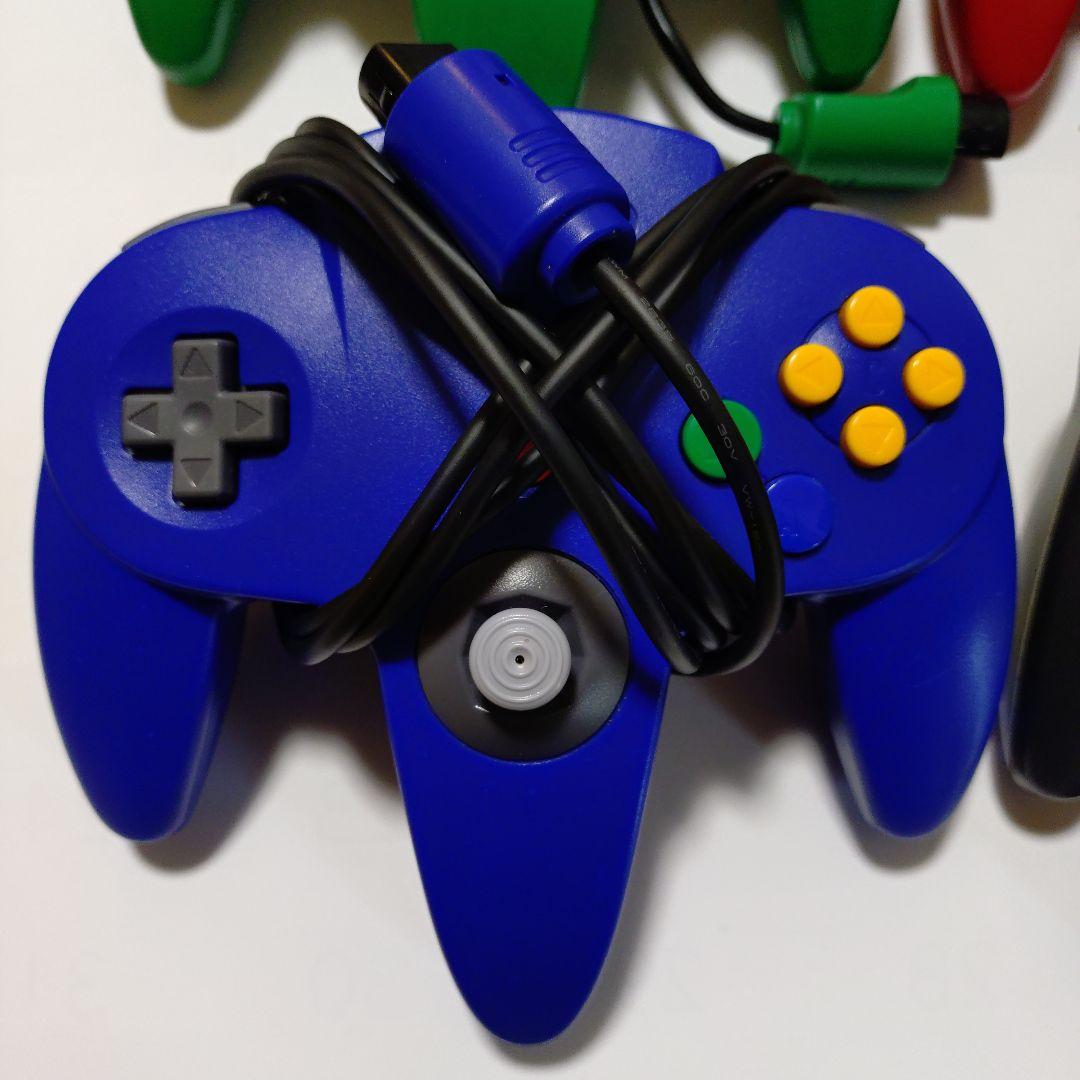 ニンテンドー64 本体＋コントローラー×４＋人気ソフト３本マリカースマブラ007