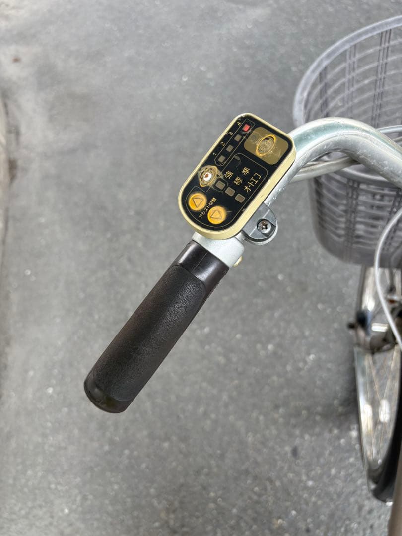 兵庫県西宮YAMAHA PASヤマハ パスシティタイプ 電動アシスト自転車前カゴ