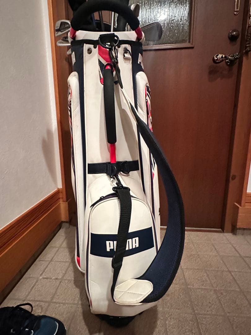 メルカリ便発送！　PUMA ユニオンジャック ゴルフバッグ　キャディバック