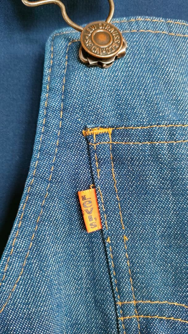 SKI LEVI'S デニム オーバーオール/春スキーにも