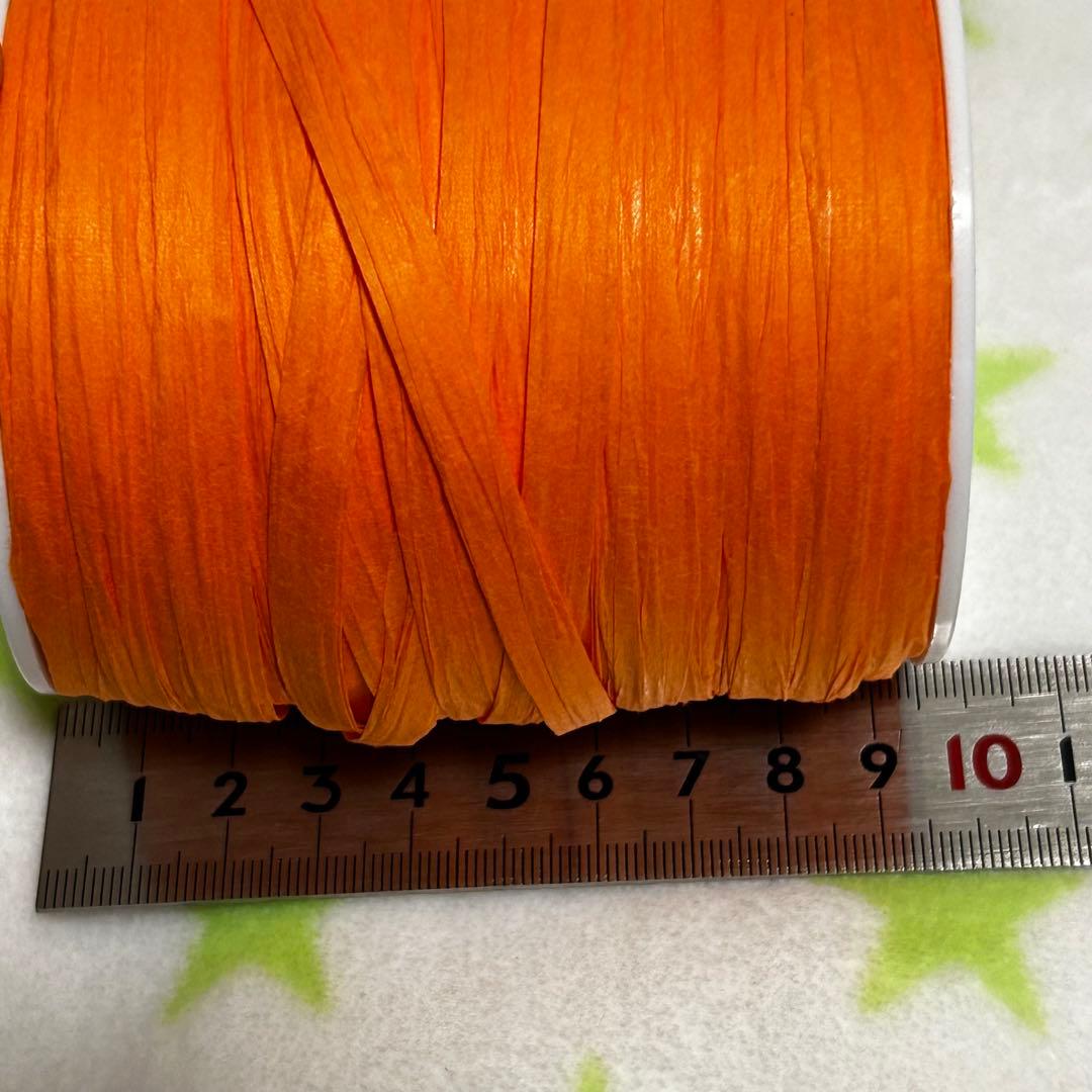 ペーパーラフィア 紙製リボン ラッピング まとめて6個セット