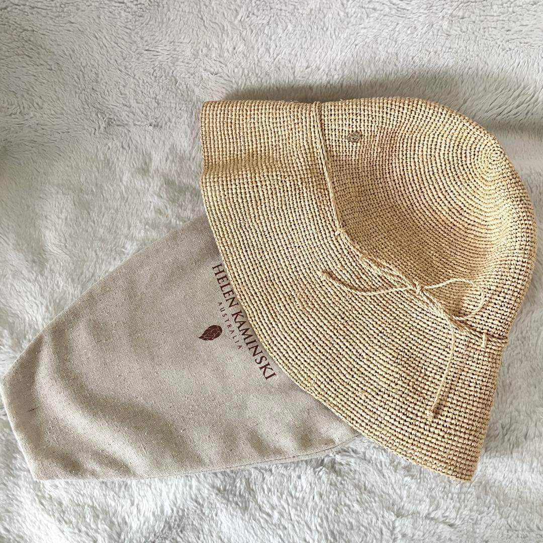 ヘレンカミンスキー ラフィア ローラブルハット ナチュラルベージュ