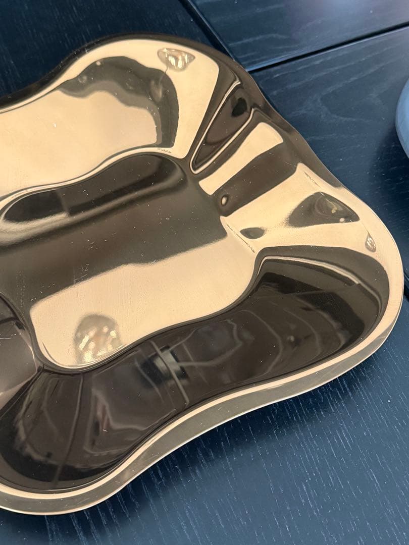 絶版　イッタラ　希少　アルヴァ・アアルト　ステンレス　トレイ　ローズゴールド