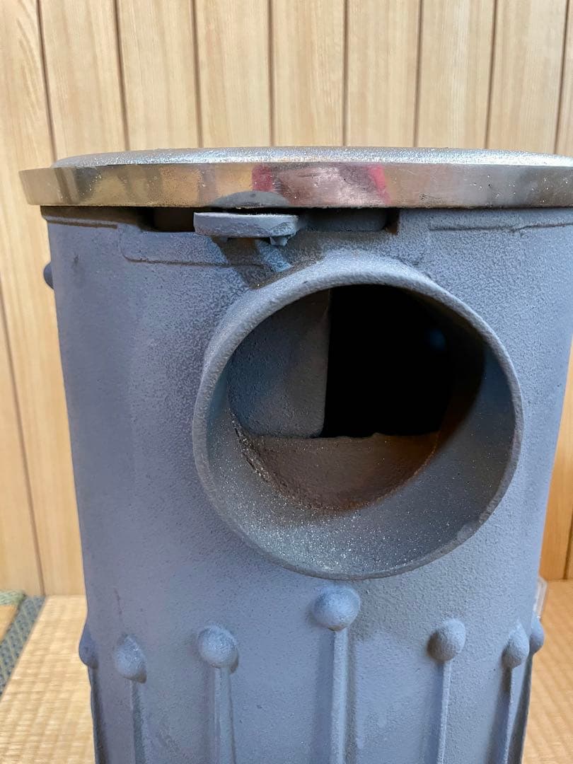 昭和レトロ 函館日栄 コークスストーブ 鋳物製 石炭ストーブ